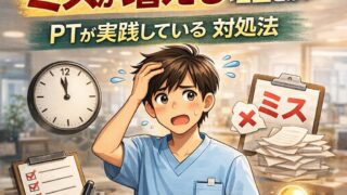 忙しい日に限ってミスが増える理由とは？PTが実践している対処法