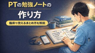 PTの勉強ノートの作り方｜臨床で使えるまとめ方を解説