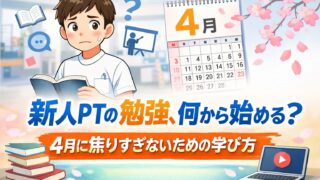 新人PTの勉強、何から始める？4月に焦りすぎないための学び方